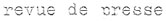 Revue de presse
